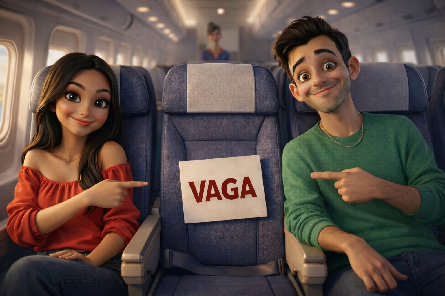 Poder ir junto com os noivos para a lua de mel