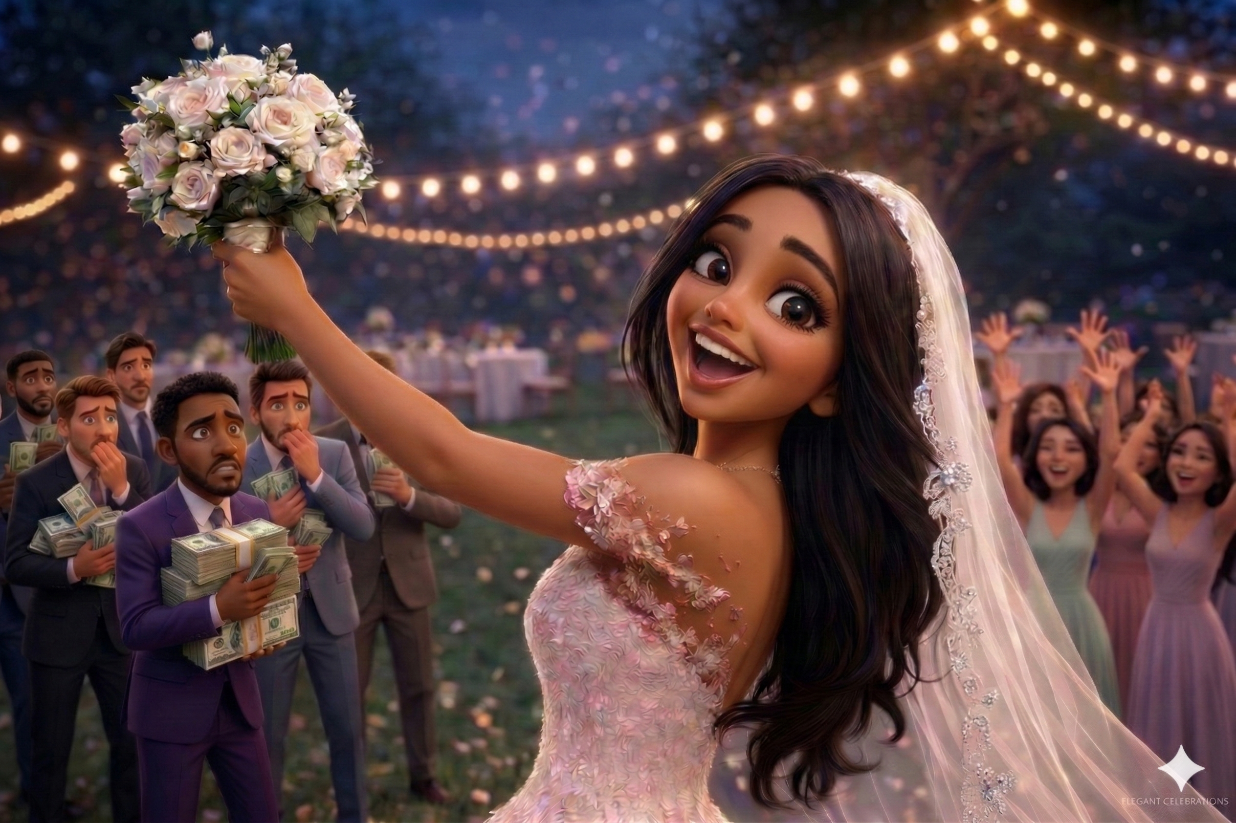 Taxa pra noiva não jogar o buquê na sua namorada