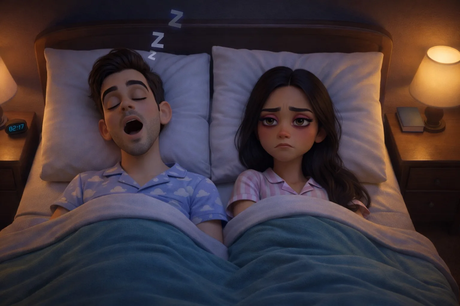 Travesseiro anti-ronco para o noivo (A paz da noiva não tem preço)